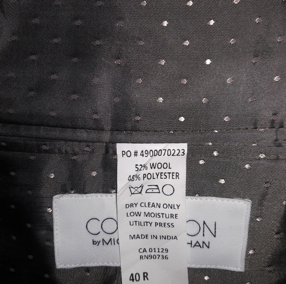 Collections By Micheal Strahan Sz 40R Suit Jacket - Picture 8 of 8